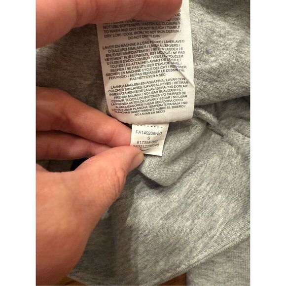 Nike Gray Tech Butterfly Full Zip Hoodie Sweatshirt Small - Picture 5 of 6